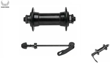 Втулка передняя 32 отв. алюминиевая, под V-Brale, на эксцентрике, 145 мм, ось 3/8''х100x108 мм, WZ-A201FQR (черный, YFHWZ201FQR1)