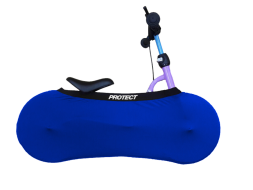 Чехол эластичный универсальный (беговел, самокат, детский велосипед) 70-110 см, цвет синий, PROTECT™ (555-559)