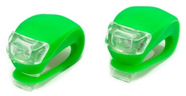 Фара XC-108 Пластик/силикон комплект 2 светодиода, 3 режима работы XINGCHENG (зеленый) #0