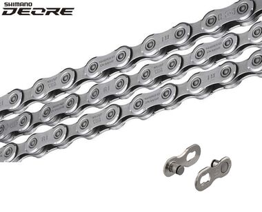 Цепь SHIMANO (M6100) 12 скор. (126 звеньев), Sil-Tec, QUICK LINK, 1/2''x 11/128'', DEORE (KCNM6100126Q)