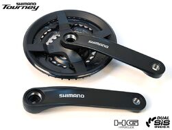 Комплект шатунов (Система), SHIMANO, FC-TY301, 175 мм, 48х38х28T (AFCTY301E888CL)