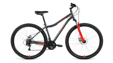 ALTAIR MTB HT 29 2.0 disc (29" 21 ск. рост 21") 2020-2021, темно-серый/красный