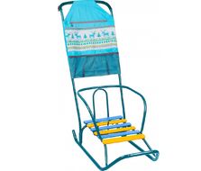 Органайзер для санок (крепление к ручке) 1/5 (вязаный бирюзовый, ОС1)