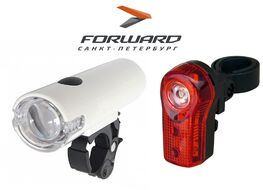 Фонари, комплект (LED перед.+зад.) JY-345, блистер