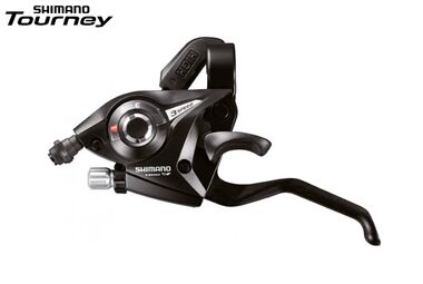 Рукоятка переключения передач левая SHIMANO TOURNEY ST-EF51-3L комбинированная, 3 ск., 22,2 мм (УТ00020327)