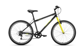 ALTAIR MTB HT 26 1.0 (26" 6 ск. рост 17") 2019-2020, черный/желтый, RBKT0MN66003