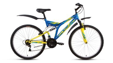 ALTAIR MTB FS 26 (2017, синий/желтый) #0