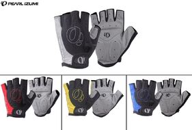 Велоперчатки "PEARL iZUMi", короткие пальцы, антискользящие, биэластичные, лайкра, размер "L", (черный/серый, PEARLIZUMI1-L)