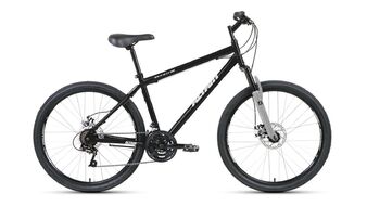 ALTAIR MTB HT 26 2.0 disc (26" 21 ск. рост 19") 2020-2021, черный/серый