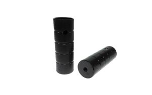 Пеги, L-110 мм, под ось 3/8", D38 (набор 2 шт.) (черный)