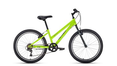 ALTAIR MTB HT 24 low (24" 6 ск. рост 14") 2019-2020, зеленый/черный, RBKT01N46003 #0