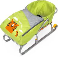 Матрасик (сиденье мягкое) для санок с попоной Ника "Тигр"