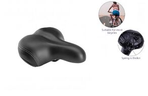 Седло комфорт 255х205 мм, HF-AZ-5222, Elastomer, с замком (УТ00023773)