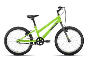 ALTAIR MTB HT 20 LOW (20" 1 ск. рост. 10.5") 2022, ярко-зеленый/серый, IBK22AL20084