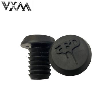 Баренды (заглушки руля) для велосипеда/самоката VXM, пара, ABD (черный, BARVXMABD001)