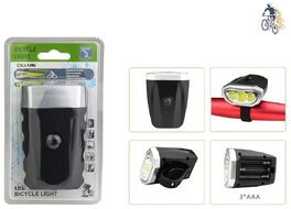 Фара передняя QX-Q05D-3, 3 Super LED, 3 Вт, влагозащита, 4 режима работы, блистер, QIXUN