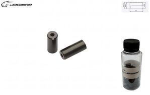 Наконечник оплетки тормоза, Ø 5,1х12 мм, медный, JAGWIRE (упаковка 100 шт.), черный