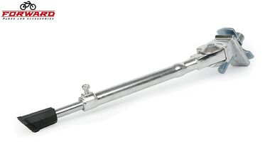 Подножка 24"-28" алюминиевая, центральное крепление, регулируемая, ZC-1033 (серебристый, УТ00022022)