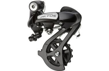 Переключатель задний SHIMANO, ALTUS, RD-M310-S, 7/8 ск., под петух (черный) #0