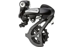 Переключатель задний SHIMANO, ALTUS, RD-M310-S, 7/8 ск., под петух (черный)