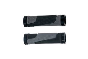 Рукоятки руля (грипсы, комплект), 130мм, Two Sides Lock Alu, GD21-624, MEET, инд. упак.