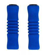 Рукоятки руля (грипсы, комплект), неопрен, длина 125мм (синий, H-G 22 blue)