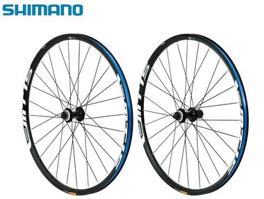 Комплект колес 29", SHIMANO, MT15, диск (Сenter Lock), кассета 8/9/10 ск., 9 мм (QR), 622х19C, черный