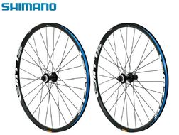 Комплект колес 29", SHIMANO, MT15, диск (Сenter Lock), кассета 8/9/10 ск., 9 мм (QR), 622х19C, черный