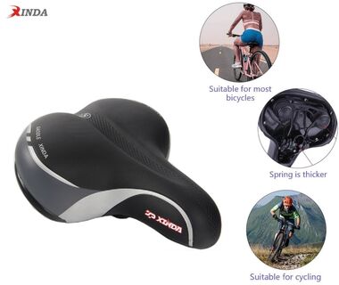 Седло комфорт "XINDA" XD-317-11E, 250x210 мм, Elastomer (УТ00019502)