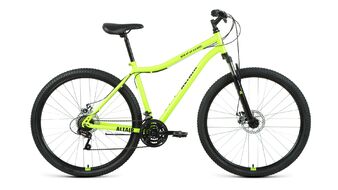 ALTAIR MTB HT 29 2.0 disc (29" 21 ск. рост. 19") 2020-2021, ярко-зеленый/черный, RBKT1M19G