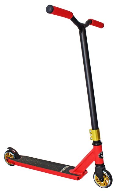 Самокат трюковый BiBiTu RECORD-2 (красный неон) SK-A3100-RDN