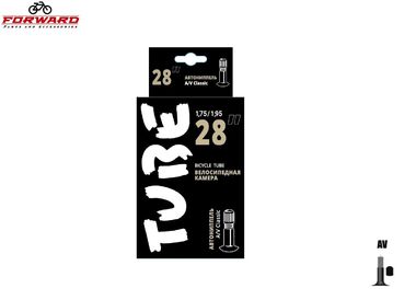Камера 28x1,75/1,95 бутил, авто-ниппель, A/V, TUBE, Forward