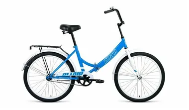 ALTAIR CITY 24 FR (24" 1 ск. рост. 16" скл.) 2023, голубой/белый, RB3C4102ELBUXWH-FR