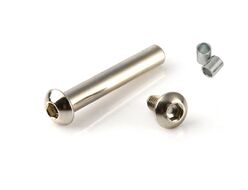 Ось для самоката, в сборе с втулками, для заднего колеса, M8х70мм