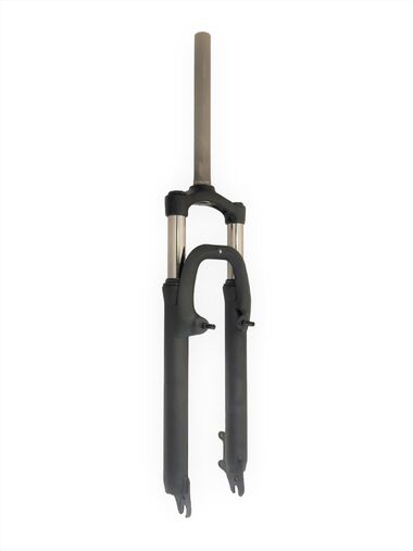 Вилка 27,5" амортизационная EASING F973D , 1-1/8" (28,6), ALU корона, безрезьбовая, DISK Brake, ход 100 мм, шток 260 мм, Black Matt, MD-F973D (УТ00030532)