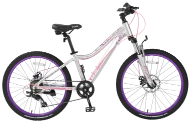 TECH TEAM ELIS 24 disc (24" 7 ск. рост 13") ALU, серый/розовый (TTElis24GrRs)
