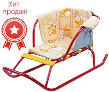 Матрасик (сиденье мягкое) для санок Ника с подлокотником СС2