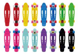 Скейтборд (пенниборд) PWS Sidney Fish 22", Alu, ABEC-7 (розовый/красный, УТ00019466)