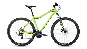 FORWARD SPORTING 29 2.0 disc (29" 21 ск. рост 17") 2019-2020, светло-зеленый/черный, RBKW0