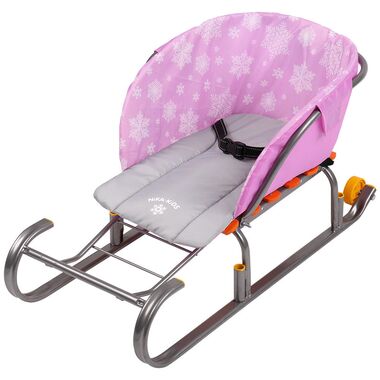 Матрасик (сиденье мягкое) для санок Ника "Снежинки" #0