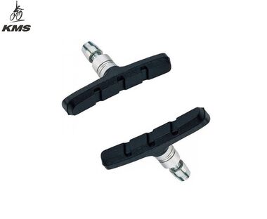 Тормозные колодки 70 мм V-Brake (пара) BPV-X70, KMS, Тайвань, OEM, 1/25 (черный, F3122635-55)