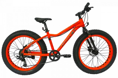 TECH TEAM GARET (Fat Bike 24", 7 ск., рост 14") (оранжевый) #0