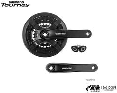 Комплект шатунов (Система), SHIMANO, FC-TY501, 170 мм, 42х34х22T