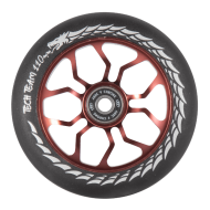 Колесо для трюкового самоката DukeR 303, 110 мм, алюминиевое, подшипники ABEC 9 (черный/красный, NN002332)