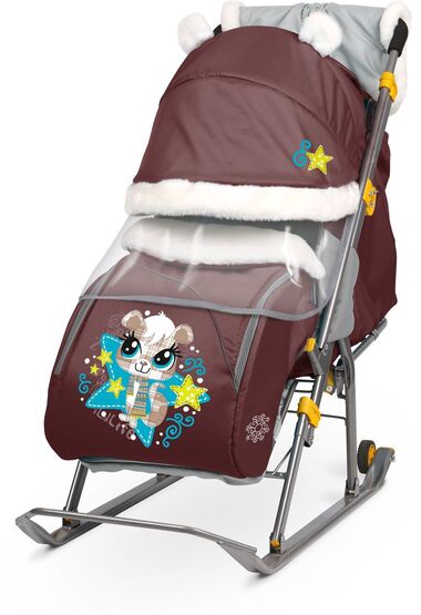 Санки-коляска "Ника детям 6 "Бельчонок" #0 Санки-коляска "Ника детям 6 "Бельчонок" #0