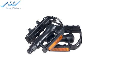 Педали алюминиевые, платформенные (комплект 2 шт.), ось 9/16", 102x80 мм, MTB-603-42, New Vision (черный, УТ00027287)