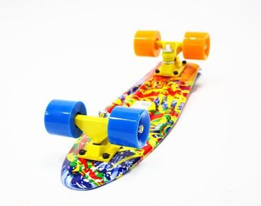 Скейтборд Hubster 22", пластиковый, Abec-7," Design Sunset (HubsterSunset22) #2