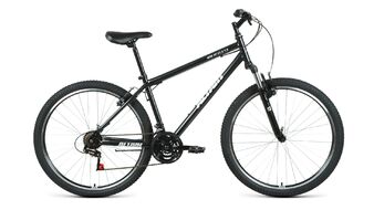 ALTAIR MTB HT 27,5 1.0 (27,5" 21 ск. рост 19") 2020-2021, черный/серебристый