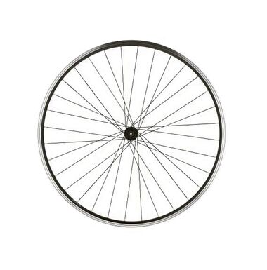 Колесо в сборе 28"/29" переднее алюминиевая втулка WZ-201F, 36 отв., 3/8" (гайка), V-Brake, двустеночный обод (W28F2ALV631)