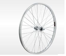 Колесо в сборе 20", обод алюмин. передний (стальн. втулка на гайке)